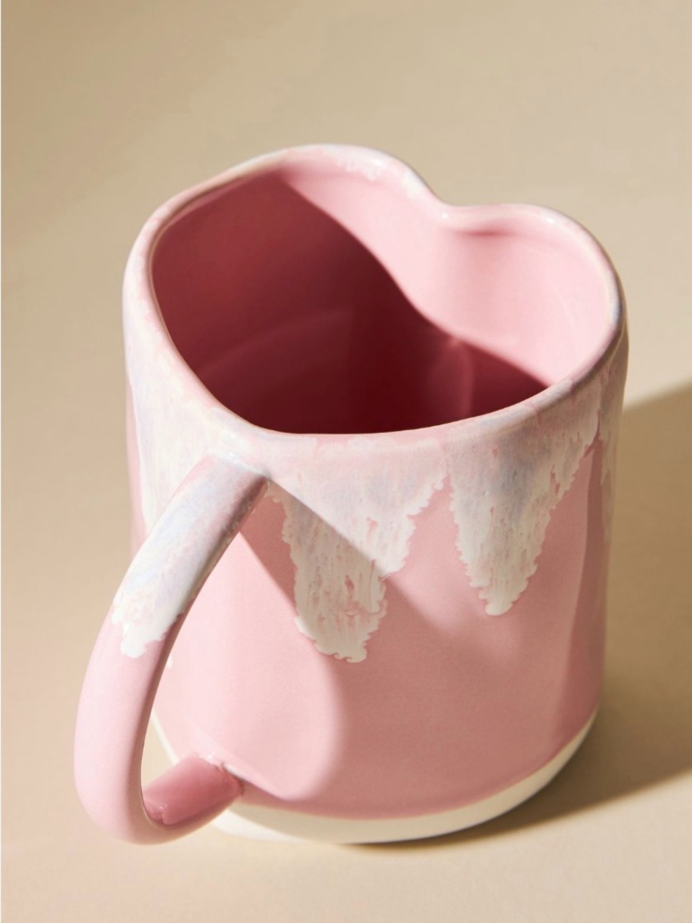 Anthropologie Valentina heart mug